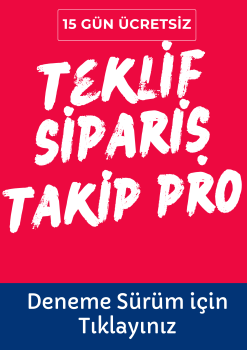 EBS TEKLİF SİPARİŞ HAZIRLAMA PROGRAMI,PRO,EBS Teklif Sipariş Takip Programı ile tekliflerinizi ve siparişlerinizi kolayca takip edin.